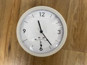 Uhrzeit als Symbol für Zeit haben